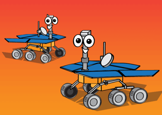 Mars rovers Spirit and Opportunity